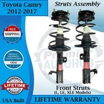 Monroe Oem Front Struts Assembly For 2012-2017 Toyota Camry Lifetime Warranty New. Price: $303.71.