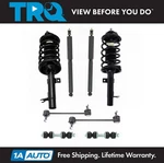 Trq Front & Rear Complete Struts Shock Absorbers Set Fits 2000-2005 Ford Focus New. Price: $274.95.