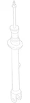 Genuine Mazda Suspension Strut TC45-34-700 New. Price: $73.91.