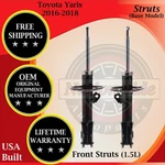Kyb Oem Front Struts For 2016-2018 Toyota Yaris 1.5L Base Lifetime Warranty New. Price: $227.66.
