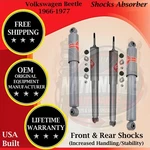 Kyb Oem Front & Rear Shocks For 1966-1977 Volkswagen Beetle Lifetime Warranty New. Price: $257.97.