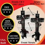 Monroe Oem Front Struts W/ Sway Bar For 2007-2014 Honda Cr-v Lifetime Warranty New. Price: $271.45.