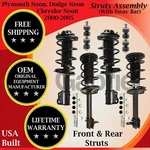 Gabriel Oem Front & Rear Strut W/ Sway Bar For 2000-2005 Dodge/plymouth/chrysler New. Price: $525.41.