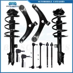 For Jeep Patriot Compass Front Shocks Struts Sway Bars Control Arms Tie Rods Kit New. Price: $176.99.