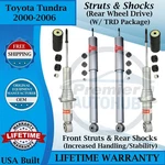 Kyb Oem Front Strut & Rear Shock For 2000-2006 Toyota Tundra 2WD W/ Trd Package New. Price: $383.80.