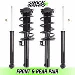 Front Complete Struts Rear Shocks For 2009-2017 Volkswagen Tiguan 2.0L New. Price: $146.45.
