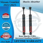 Rancho Oem Rear Shocks For 2022-2025 Nissan Frontier 3.8L Lifetime Warranty New. Price: $196.72.