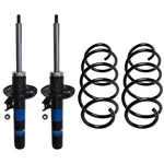 Sachs Front Suspension Struts & Lesjofors Coil Springs Kit Volkswagen Jetta New. Price: $268.95.