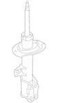 Genuine Kia Strut 54650-Q5UC0 New. Price: $244.02.