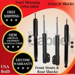 Gabriel Oem Front Struts & Rear Shocks 1994-2004 Ford Mustang Out Of Stock New. Price: $233.98.