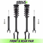 Front Complete Strut Assemblies & Rear Shocks For 2011-2015 Dodge Durango New. Price: $163.56.