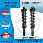 Monroe Genuine Oem Front Struts For 1996-2000 Honda Civic Lifetime Warranty New. Price: $246.04.