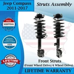 Kyb Genuine Oem Front Strut For 2011-2017 Jeep Compass 2WD/4WD Warranty New. Price: $429.53.