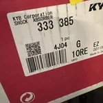 333385 Kyb Bare Strut Front Or Side Right Left Driver/passenger New. Price: $102.98.