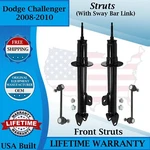 Monroe Oem Front Struts W/ Sway Bar For 2008-2010 Dodge Challenger Lifetime War. New. Price: $264.02.