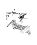Genuine Mopar Dash Wiring 68354680AE New. Price: $937.68.