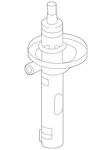 Genuine Volkswagen Strut 3QF-413-031-AB New. Price: $141.55.