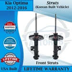 Kyb Oem Front Struts For 2012-2016 Kia Optima Korean Built Lifetime Warranty New. Price: $247.45.