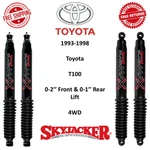 Skyjacker Black Max Front 0-2" Rear 0-1" Shock Set For 1993-1998 Toyota T100 4WD New. Price: $311.34.