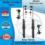 Kyb Genuine Oem Rear Struts W/ Sway Bar For 2014 Dodge Avenger Lifetime Warranty New. Price: $242.97.